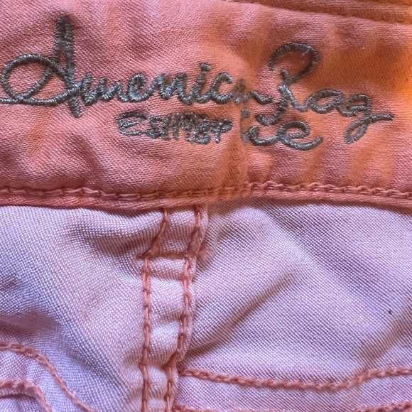 American Rag White Orange Ombré Shorts Juniors Size 11 Summer Beach Casual‎ - Picture 3 of 5